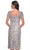 La Femme 30854 - Short Sleeve Embroidered Knee-Length Dress Mother of the Bride Dresses