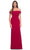 La Femme 31086 - Off-Shoulder Sheath Evening Dress Evening Dresses 0 / Red