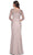 La Femme 31194 - Lace Applique Quarter Sleeve Evening Gown Evening Dresses