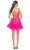 La Femme 31468 - Bustier Bodice A-Line Cocktail Dress Cocktail Dresses