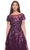 La Femme 31712 - Floral Lace Applique A-line Evening Dress Evening Dresses