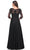 La Femme 31776 - Embroidered V-Neck Evening Dress Evening Dresses