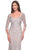 La Femme 31804 - Embroidered Scoop Neck Evening Dress Mother of the Bride Dresses