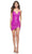 La Femme 31832 - V-Neck Wrap Style Cocktail Dress Cocktail Dresses