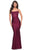 La Femme 31857 - Glitter Bodice Prom Dress Prom Dresses 00 / Dark Berry