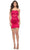 La Femme 31877 - Strapless Jersey Cocktail Dress Cocktail Dresses 00 / Deep Red