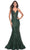 La Femme 31943 - Sequin Pattern Prom Dress Prom Dresses 00 / Dark Emerald
