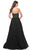 La Femme 31971 - Shirred Corset Prom Dress Prom Dresses