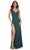La Femme 31978 - Cowl Bodice Prom Dress Evening Dresses 00 / Emerald