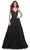 La Femme 32108 - Ruffle Detailed A-Line Prom Gown Prom Dresses