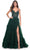 La Femme 32128 - Ruffle Tiered Prom Dress Evening Dresses 00 / Dark Emerald