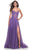 La Femme 32136 - Sweetheart Illusion Waist Prom Gown Prom Dresses 00 / Purple