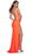 La Femme 32152 - Ruched Cowl Prom Dress Evening Dresses