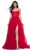 La Femme 32233 - Ruffle Skirt Prom Dress Evening Dresses 00 / Red
