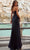 La Femme 32265 - Deep V-Neck Bustier Prom Gown Formal Gowns