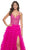La Femme 32334 - Lace Applique Ruffled A-Line Prom Gown Prom Dresses
