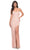 La Femme 32416 - Sleeveless Fishnet Prom Dress Evening Dresses