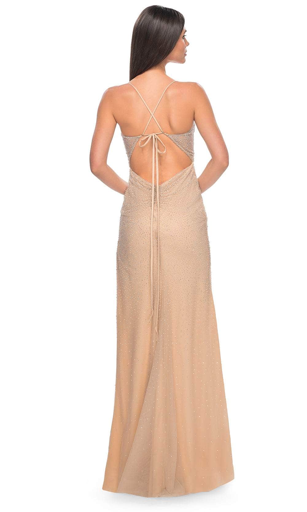 La Femme 32435 Rhinestone Embellished Bustier Style Top Prom Gown | Formal Dress Shops 8 / Sage La Femme 32435 Rhinestone Embellished Bustier Style Top Prom Gown | Formal Dress Shops 8 / Sage