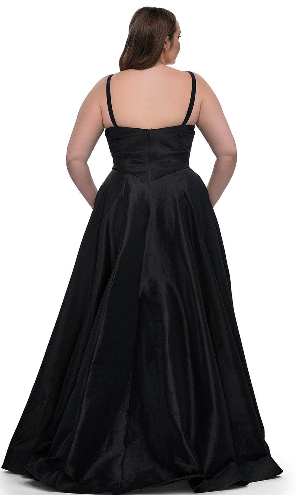 La Femme 33075 Stretch Taffeta Evening Gown | Formal Dress Shops 22W / Indigo La Femme 33075 Stretch Taffeta Evening Gown | Formal Dress Shops 22W / Indigo
