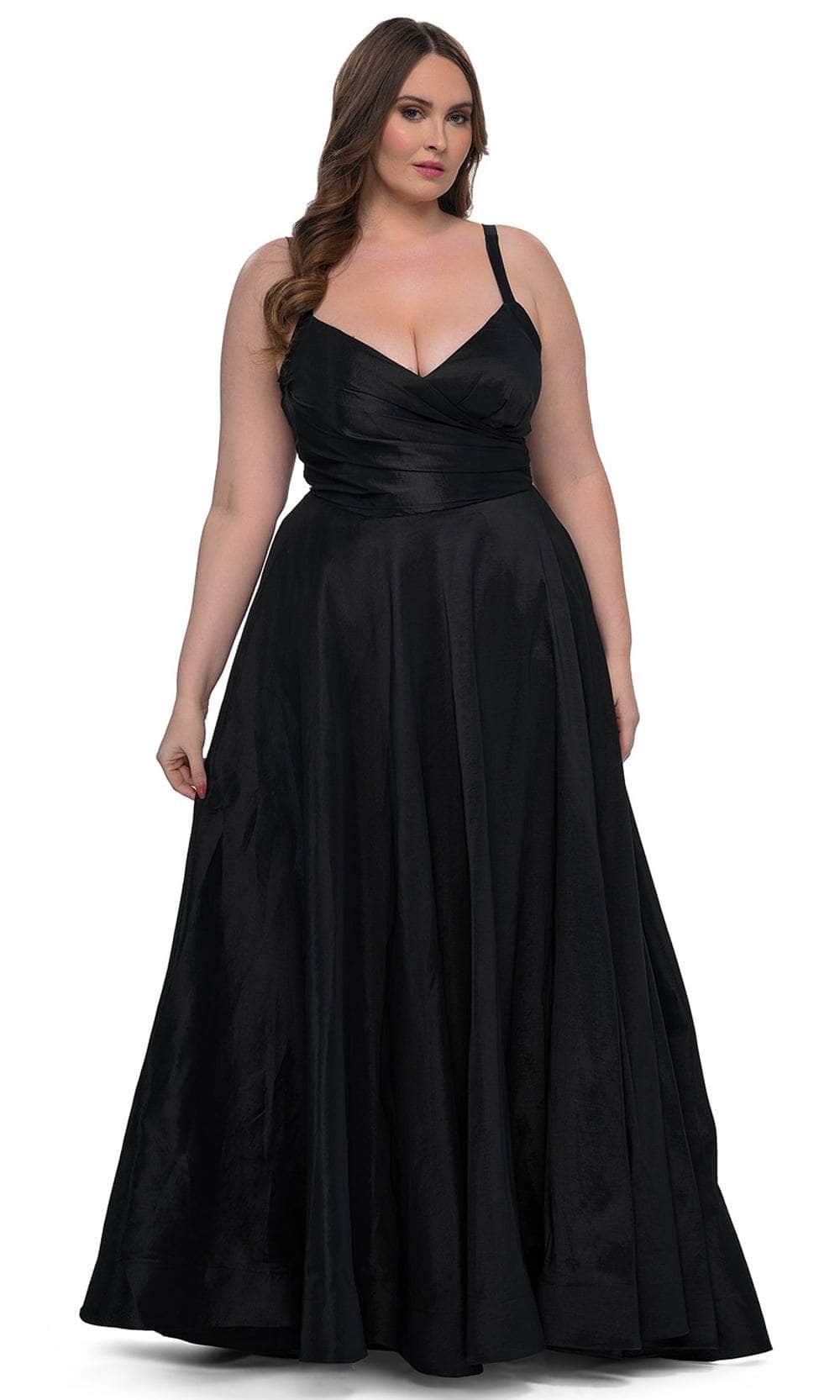 stretch taffeta cocktail dress Teri Jon One Shoulder Pleat Draped Stretch Taffeta Gown Size 14