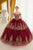 Ladivine 15705 - Off-Shoulder Gold Lace Applique Ballgown Ball Gowns