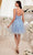 Ladivine 9310 - Embroidered A-line Cocktail Dress Cocktail Dresses