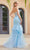 Ladivine 9316 - Sleeveless Sheer Corset Embroidered Prom Gown Prom Dresses