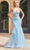 Ladivine 9316 - Sleeveless Sheer Corset Embroidered Prom Gown Prom Dresses