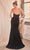 Ladivine C146 - Sequin Embellished Strapless Prom Gown Prom Dresses