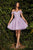 Ladivine CD0194 - Floral Short Prom Dress Cocktail Dresses XS / Lilac
