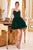 Ladivine CD0213 - Embroidered Sleeveless Cocktail Dress Cocktail Dresses XS / Emerald