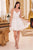 Ladivine CD0213 - Embroidered Sleeveless Cocktail Dress Cocktail Dresses XS / Off White