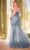 Ladivine CD0214C - V-Neck Mermaid Evening Dress Evening Dresses