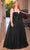 Ladivine CD0217 - Plunging V-Neck Basque Prom Gown Prom Dresses