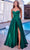 Ladivine CD337 - Sweetheart Corset Bustier Prom Gown Prom Dresses 2 / Emerald