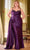 Ladivine CD349C - Beaded Sweetheart Neck Sleeveless Prom Gown Prom Dresses 16 / Eggplant