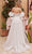 Ladivine CD855W - 3D Lace Applique Strapless Bridal Gown Bridal Dresses