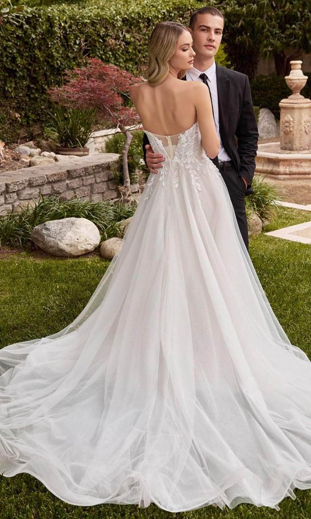 Ladivine CD859W - Strapless Tulle A-line Bridal Gown Couture Candy Ladivine CD859W - Strapless Tulle A-line Bridal Gown Couture Candy