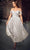 Ladivine CD869W - Off-Shoulder A-line Tea-Length Dress Cocktail Dresses