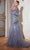 Ladivine CDS438 - Floral Mermaid Glitter Gown Evening Dresses