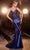 Ladivine CDS450 - Beaded Lace Appliqued Prom Gown Prom Dresses 2 / Navy
