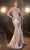 Ladivine CDS450 - Beaded Lace Appliqued Prom Gown Prom Dresses 2 / Silver