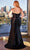 Ladivine CDS495C - Embellished and Plunging Neckline Prom Gown Evening Dresses