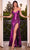 Ladivine CH051 - Corset Bodice Strapless Prom Gown Prom Dresses XS / Magenta