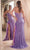 Ladivine CH061 - Plunging V-Neck Sequin Embellished Prom Gown Prom Dresses