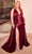 Ladivine CH079 - Backless Pleated Bodice Prom Gown Prom Dresses