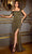 Ladivine CH110 - Single Shoulder Sequin Sheath Gown Evening Dresses XXS / Olive