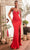 Ladivine OC021 - Embellished Sweetheart Prom Gown Prom Dresses 2 / Red