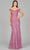 Lara Dresses 29045 - Off Shoulder Mermaid Evening Dress Special Occasion Dress 4 / Rose