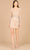 Lara Dresses 29100 - Long Sleeve Sheath Cocktail Dress Cocktail Dresses 0 / Nude